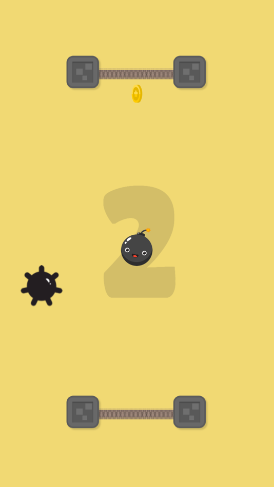 #2. Wiggly Bomb (iOS) Av: Digital Hole Pvt. Ltd.