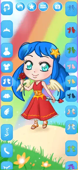 Game screenshot Chibi Angel Dress Up - Girls hack