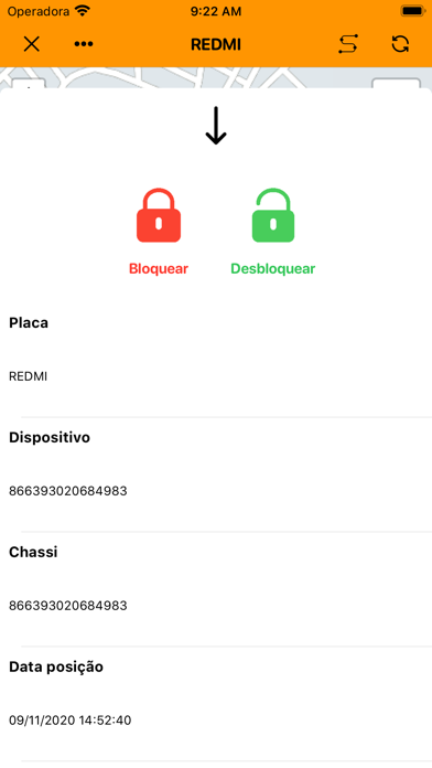 Rastreadores Screenshot