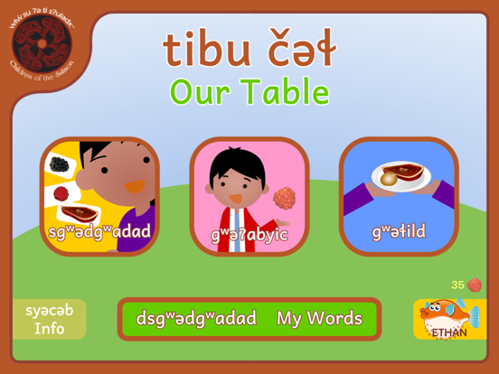 Screenshot #4 pour Our Table - Lushootseed