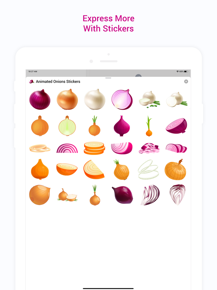 Animated Onions Stickers