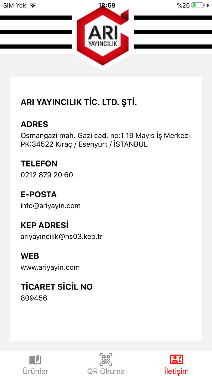 Arı Karekod Okuyucu