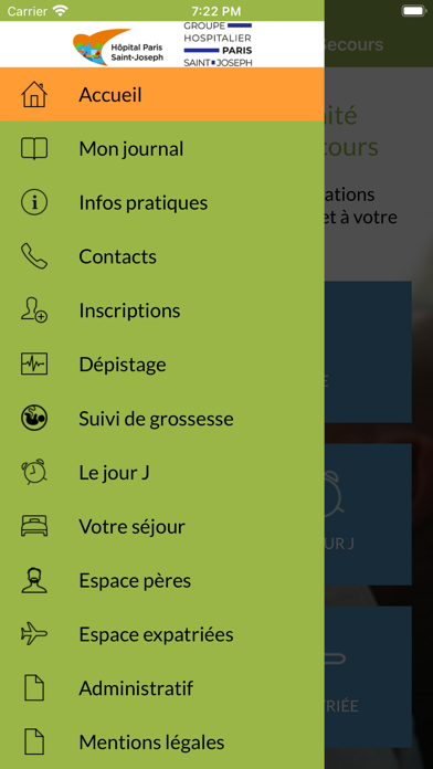 Maternité Paris Saint-Joseph Screenshot
