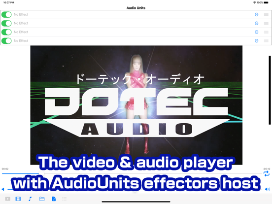 Screenshot #4 pour DOTEC-AUDIO AUMediaPlayer