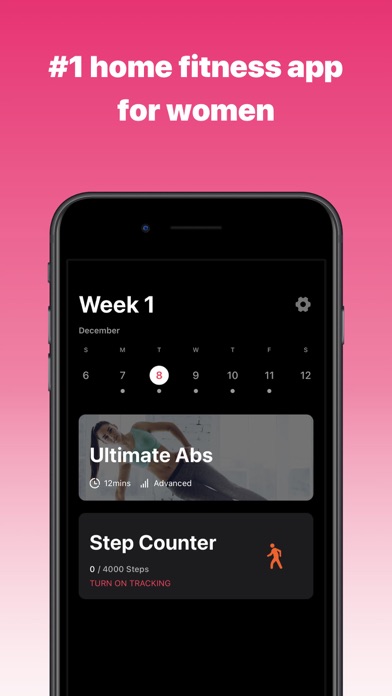 FitWomen: Home & Gym Workout Screenshot