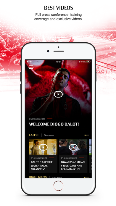 AC Milan Official App screenshot 4