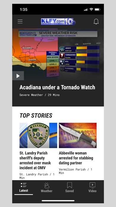 KLFY News 10 Screenshot