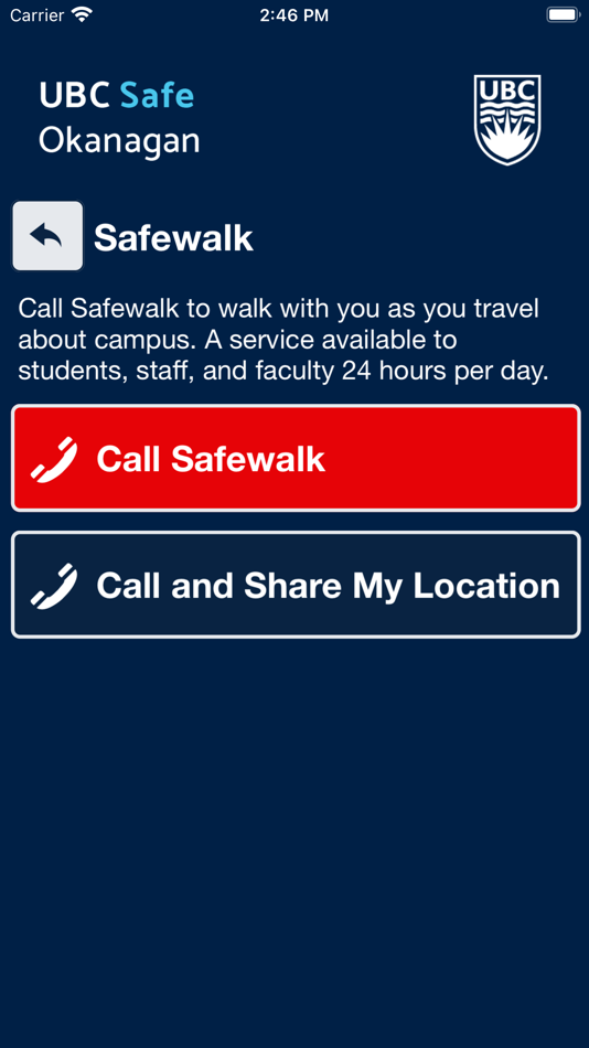 #4. UBC Safe Okanagan (iOS) 由: The University of British Columbia - Okanagan