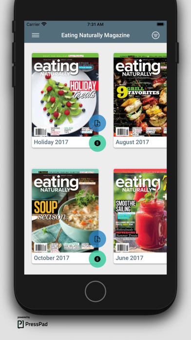 Screenshot #3 pour Eating Naturally Magazine