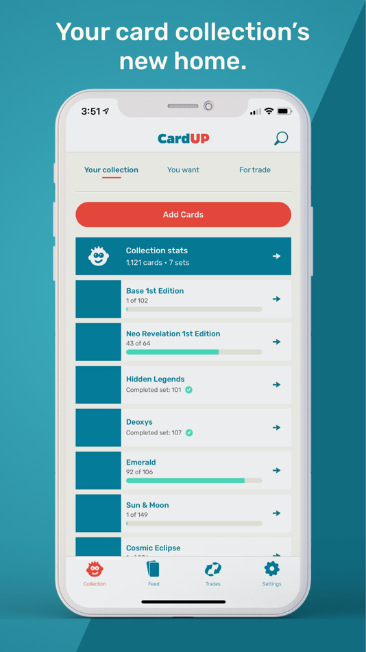 #1. CardUp Trading (iOS) 由: Caleb Nance