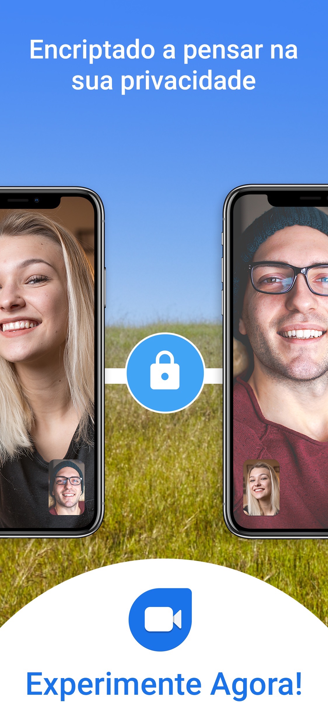 Screenshot do app Google Duo: Videochamadas