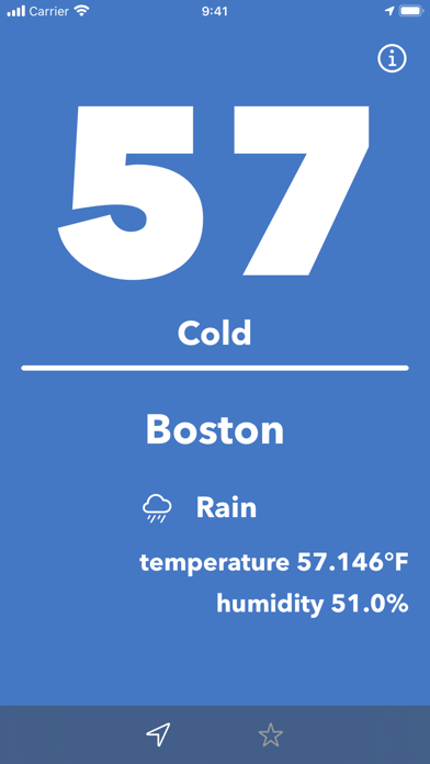 Feel - View weather comfort Screenshot