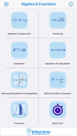 Game screenshot SAT Math : Algebra & Functions mod apk