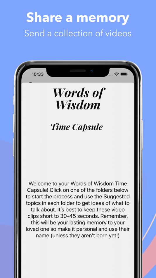 #1. Words of Wisdom Time Capsule (iOS) 由: App MyEar, Inc