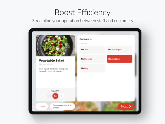 Savor KIOSK iPad screenshot 7 - Business app