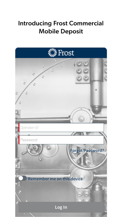 Frost Business Mobile Deposits Screenshot