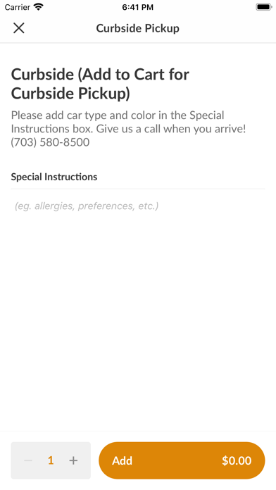 Giorgio's Family Restaurant Screenshot