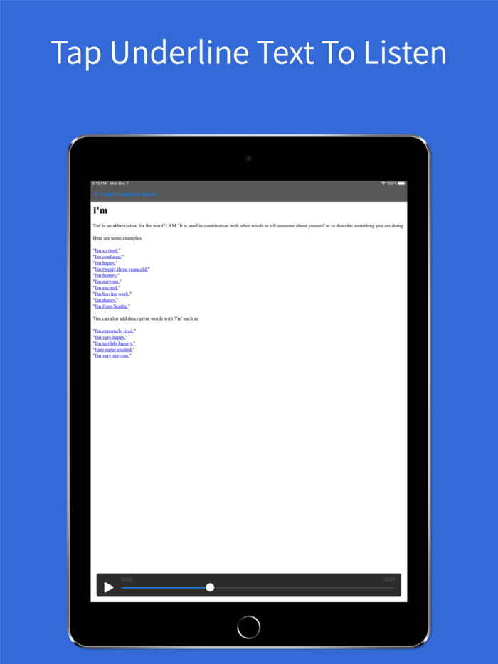 English Learning Application
