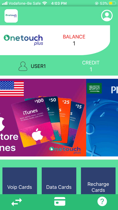 Onetouch Plus Screenshot