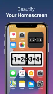 clock widget: custom clock app iphone screenshot 2