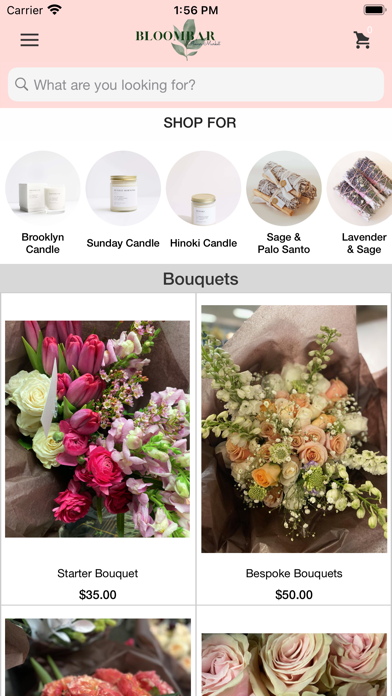 Bloombar Flower Market Screenshot 1 - AppWisp.com Bloombar Flower Market Screenshot 1 - AppWisp.com