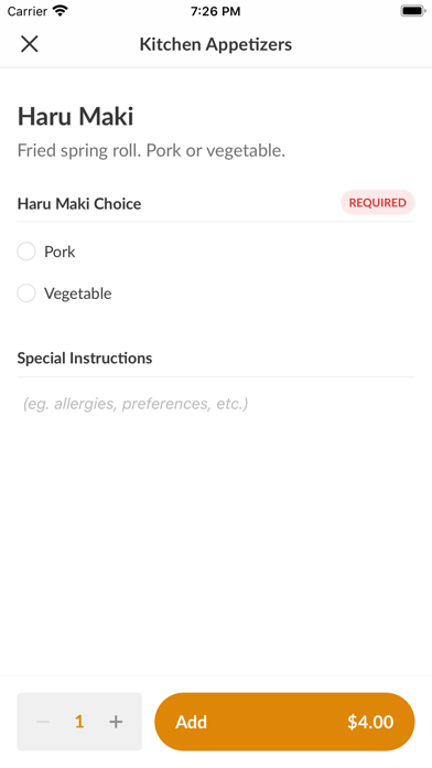 Japanica Steakhouse Screenshot