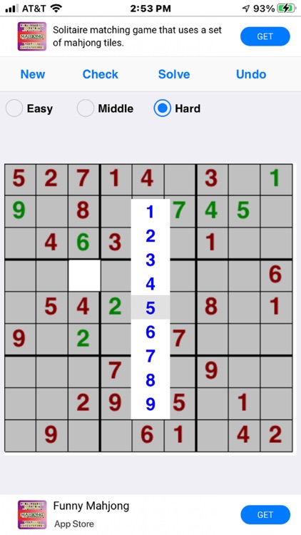 Funny Sudoku - Classic version