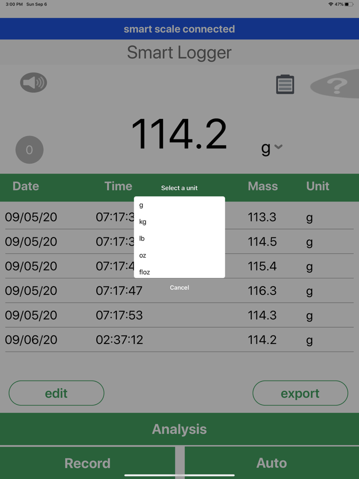 Lab Scale - SmartLogs Pro
