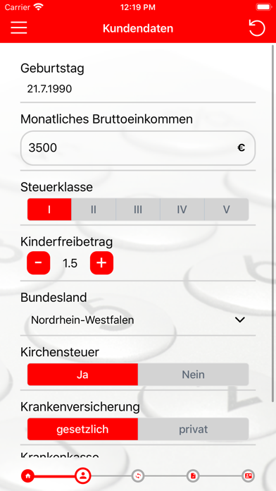 S-PK bAV Rechner Screenshot