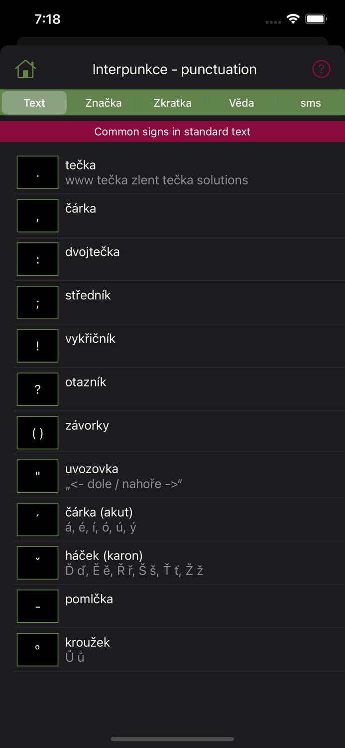gramCS - Czech grammar