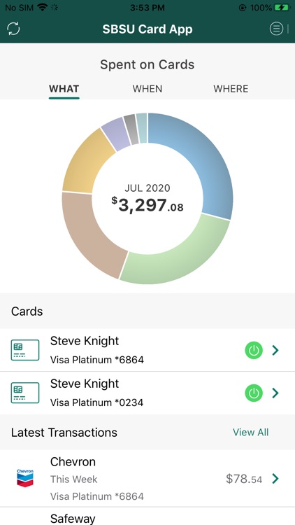 SBSU Card App