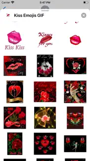kiss emojis gif iphone screenshot 3
