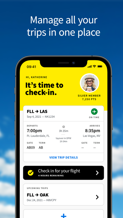 Spirit Airlines Screenshot