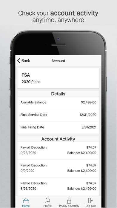 Universal Benefits Screenshot