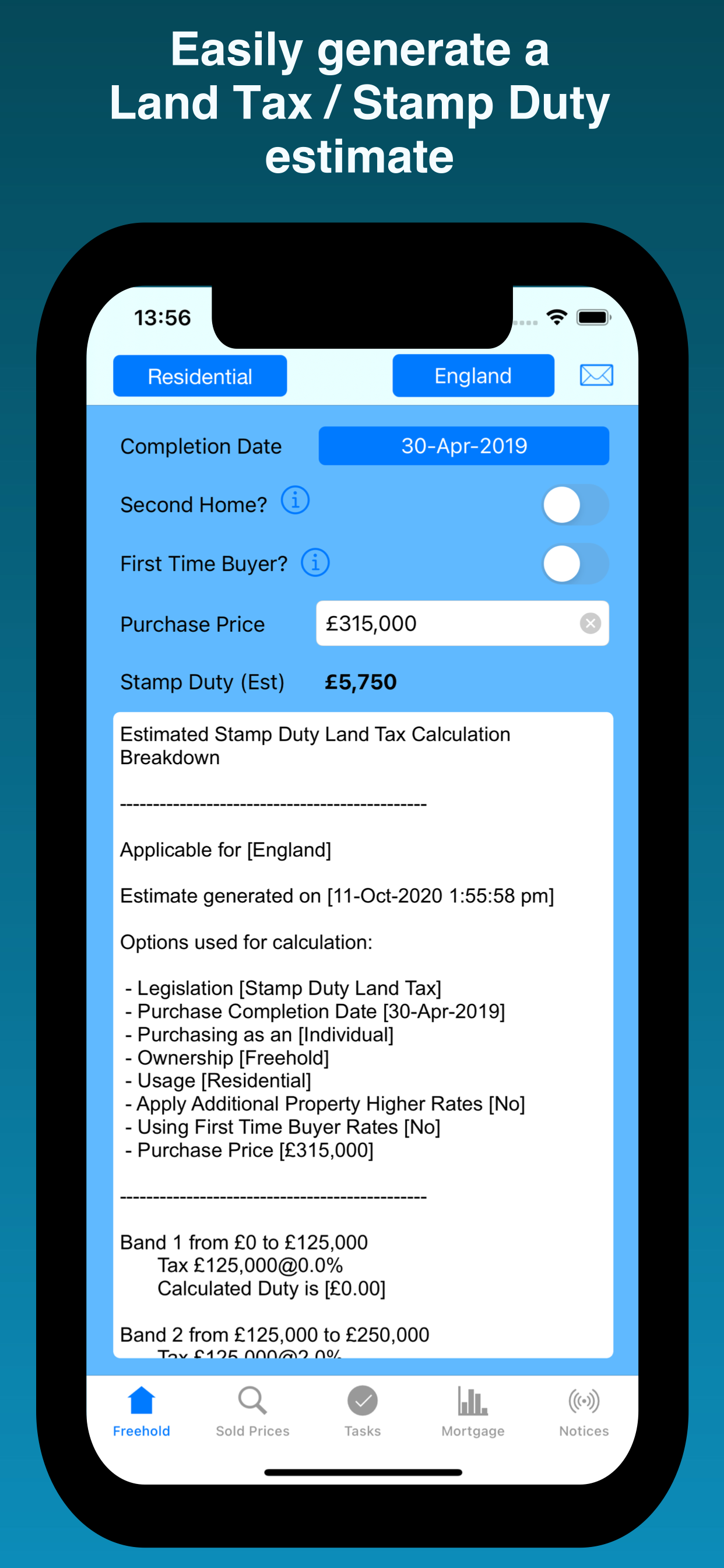 Stamp Duty UK Estimator