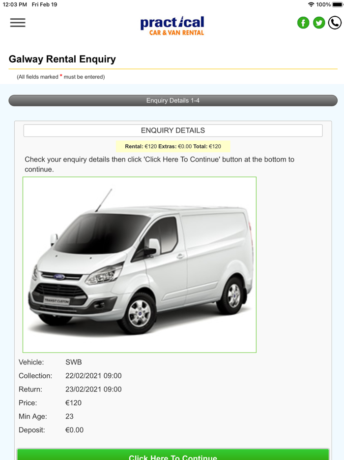 Practical Car and Van Rental IE