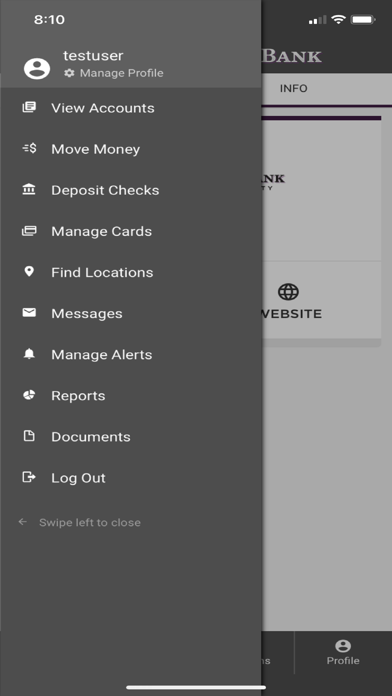 First State Bank of Boise City Screenshot
