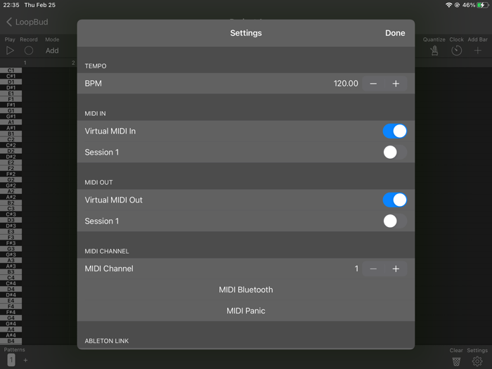 LoopBud - AUv3 MIDI Recorder