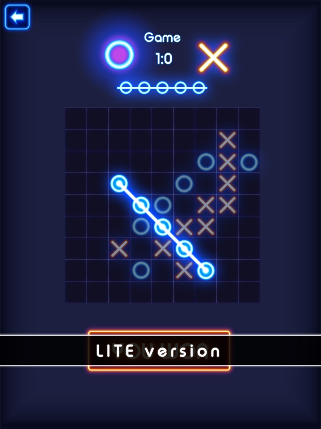 Tic Tac Toe Glow - Puzzle Game android iOS apk download for free