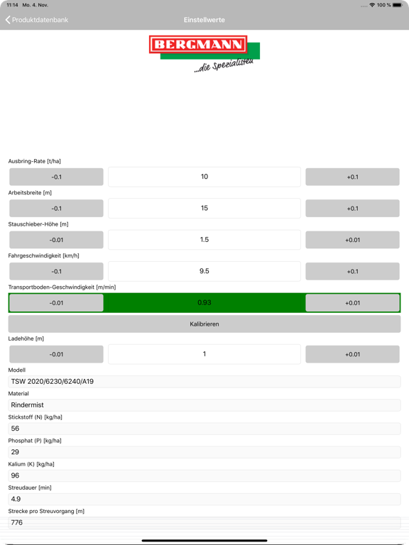 Screenshot #6 pour BERGMANN Setting