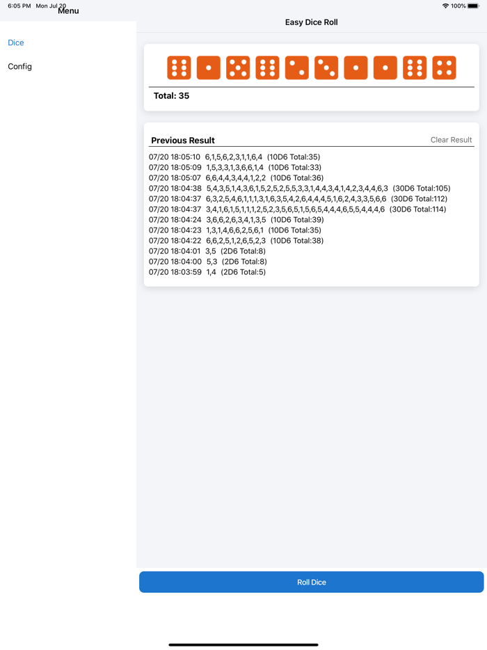 Easy Dice Roll