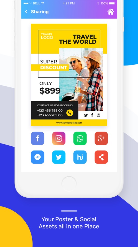 #7. Poster Maker - Flyer Maker (iOS) 由: divyesh khunt