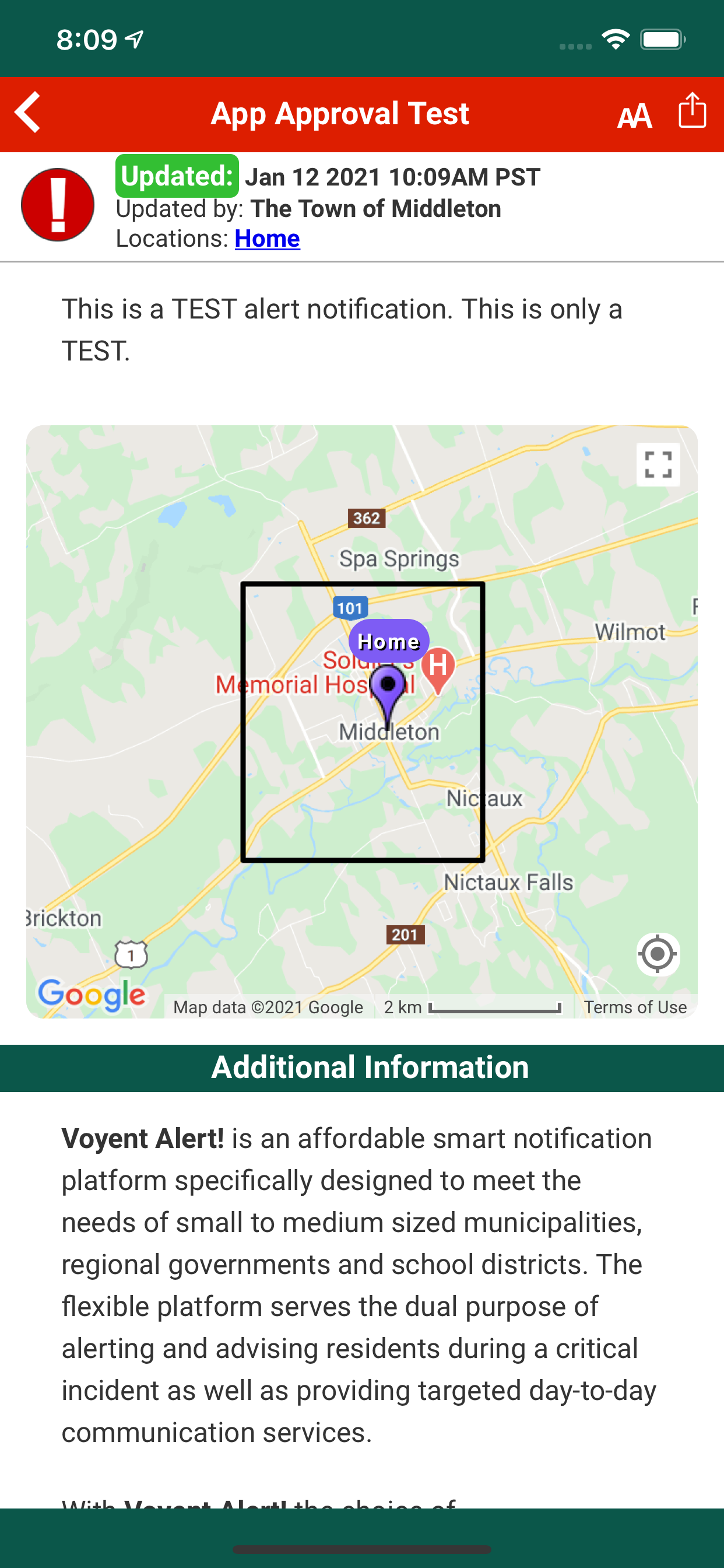 VA Alert!