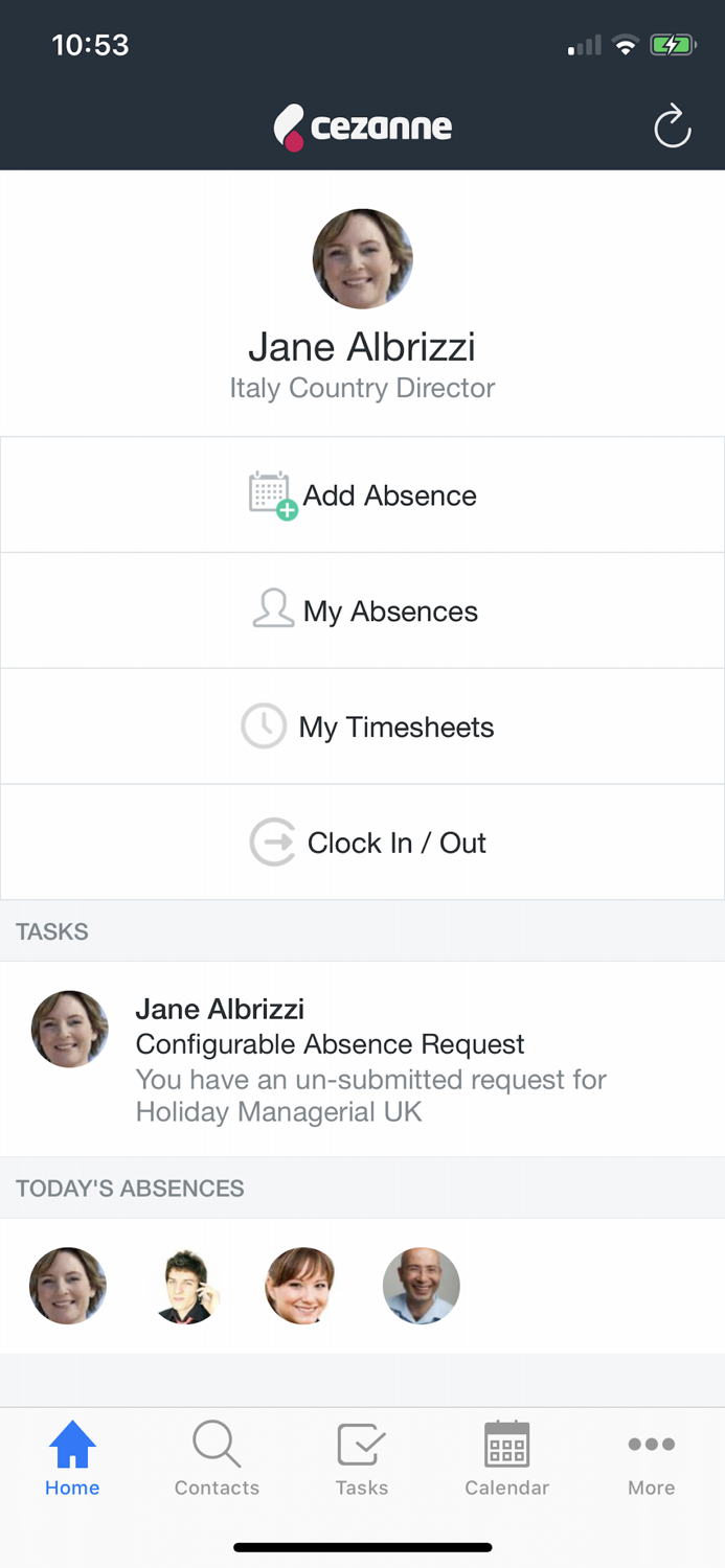Cezanne HR for Mobile