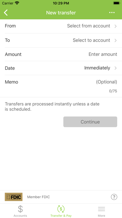 Huntington Fed. Savings Bank Screenshot