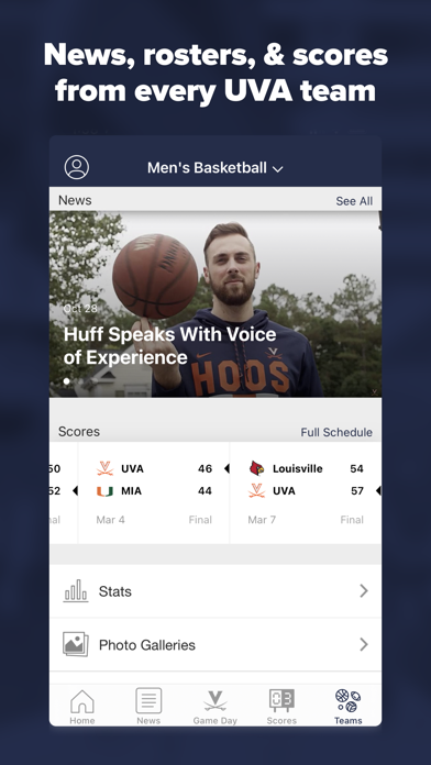 Virginia Sports Mobile App screenshot 3