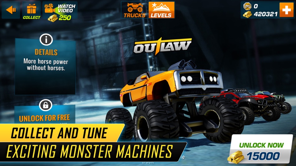 #8. Monster Truck Xtreme Racing (iOS) 来自: Reliance Games