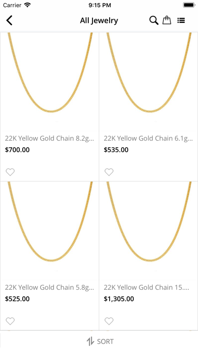 Virani Jewelers Screenshot