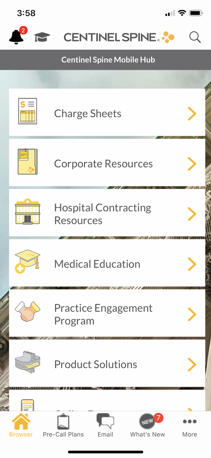 Centinel Spine Mobile Hub