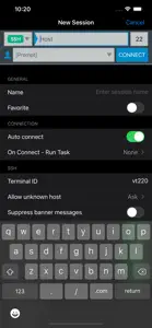 Reflection for UNIX SSH Client screenshot #2 for iPhone